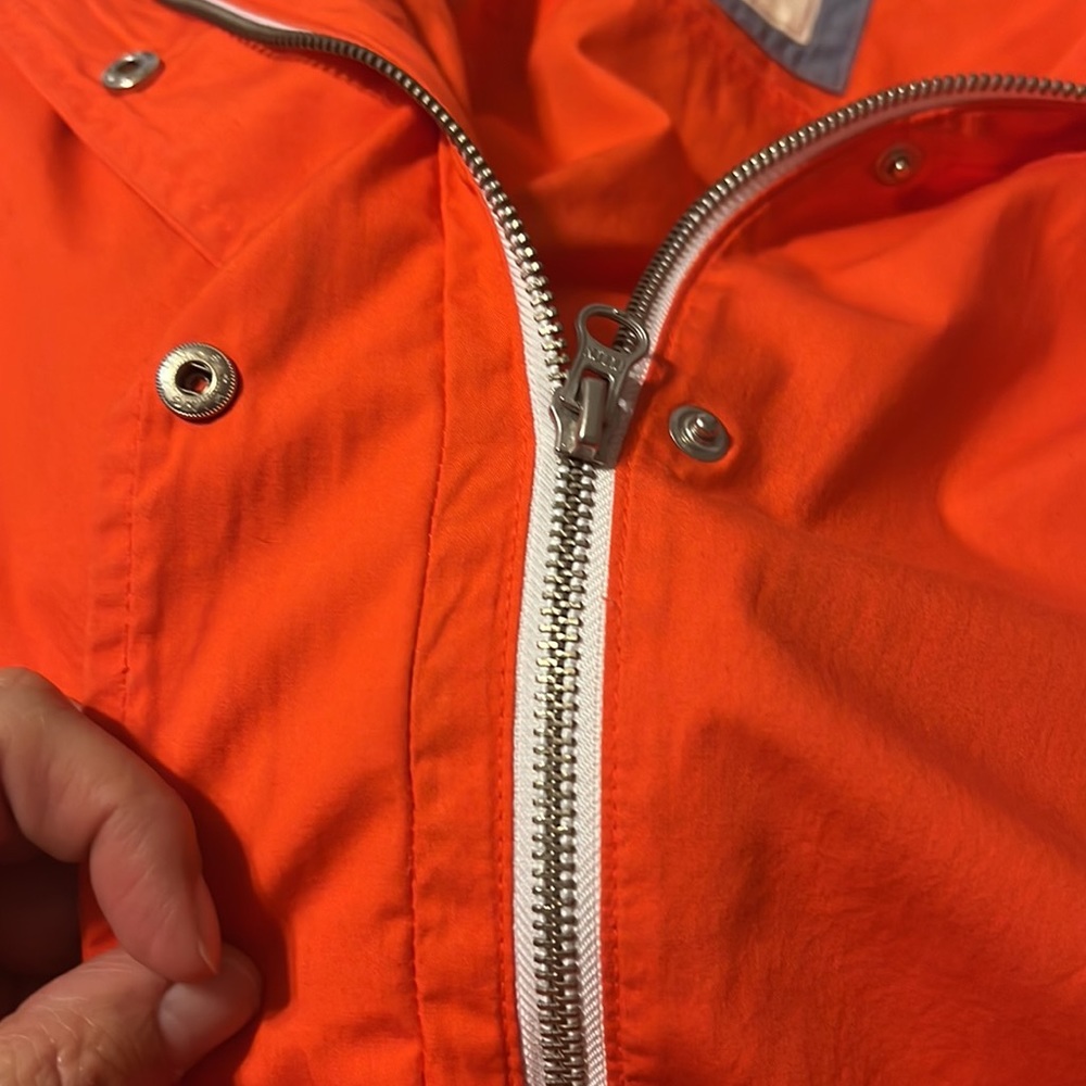 SO orange 100% cotton lightweight hooded jacket - Picture 11 of 11